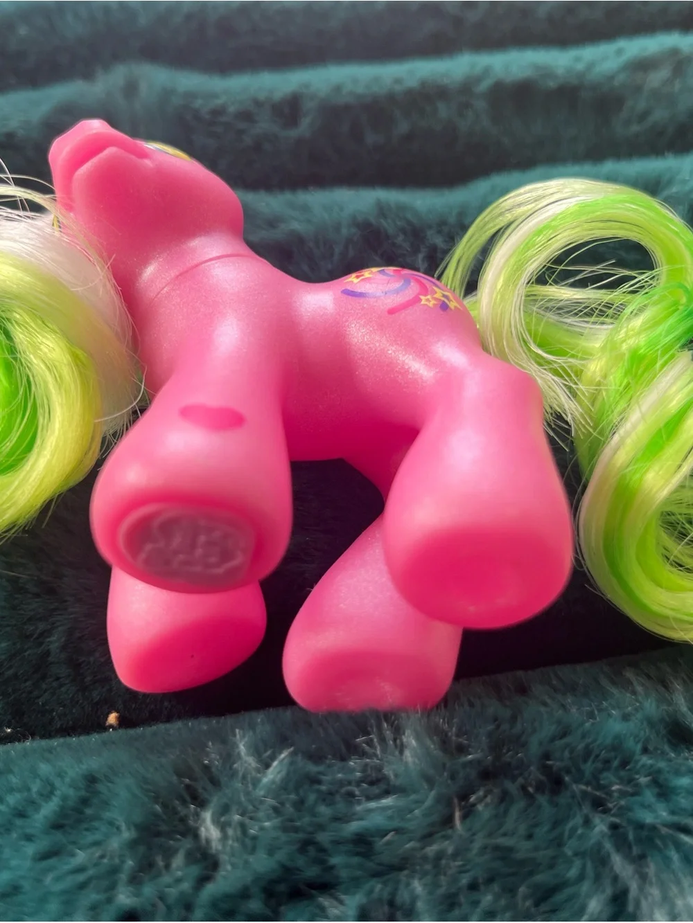 Sparkleberry Swirl MLP G3 baby (customized Glow In The Dark Hair)